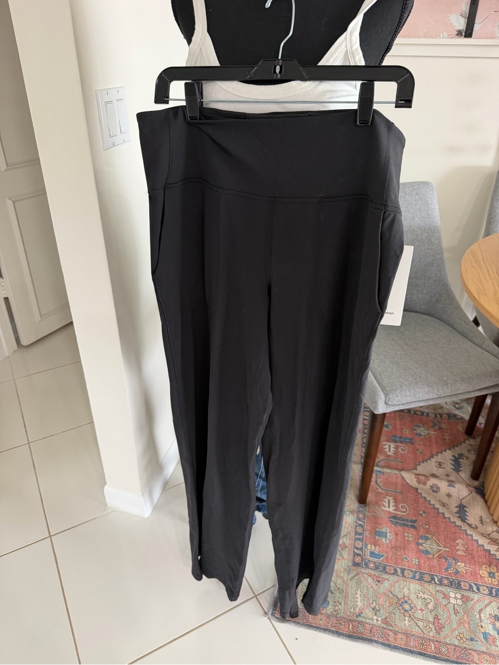 Lululemon Align Wide-Leg Pant Regular Woman’s 14 Black High Rise 33 Inseam NWT
